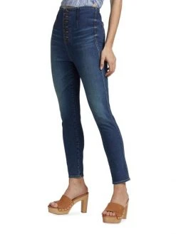 Veronica Beard Stratton High-Rise Button-Fly Skinny Jeans 12 Veronica Beard Stratton High-Rise Button-Fly Skinny Jeans -Veronica Beard shop unnamed file 288