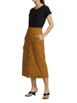 Veronica Beard Larsen Two-Tone Midi-Dress -Veronica Beard shop unnamed file 295