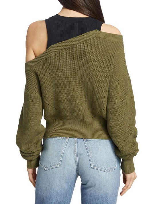 Veronica Beard Prescott Asymmetric Cotton Knit Sweater 7 Veronica Beard Prescott Asymmetric Cotton Knit Sweater - Image 5