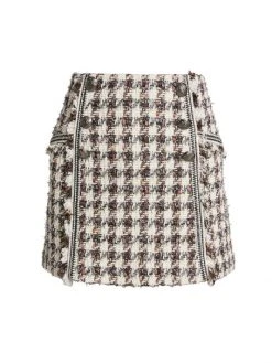 Veronica Beard Starck Tweed Mini Skirt