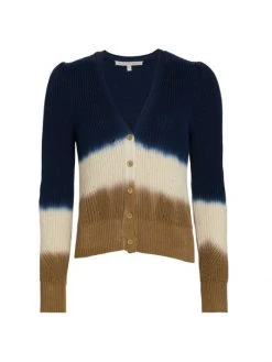 Veronica Beard Parula Dip-Dye Cardigan