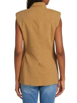 Veronica Beard Amika Double-Breasted Vest -Veronica Beard shop unnamed file 397