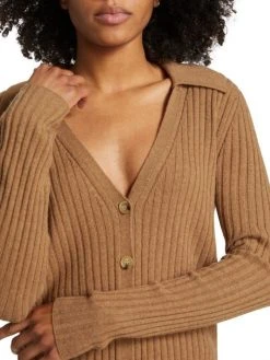 Veronica Beard Lazana Ribbed Cashmere Cardigan -Veronica Beard shop unnamed file 431