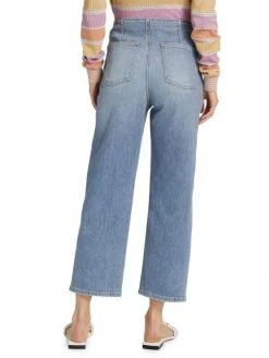 Veronica Beard Crosbie Cropped Wide-Leg Jeans -Veronica Beard shop unnamed file 444