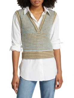 Veronica Beard Serwa Knit Sleeveless Vest 4 Veronica Beard Serwa Knit Sleeveless Vest -Veronica Beard shop unnamed file 449