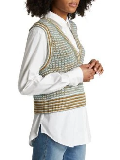 Veronica Beard Serwa Knit Sleeveless Vest 5 Veronica Beard Serwa Knit Sleeveless Vest -Veronica Beard shop unnamed file 450