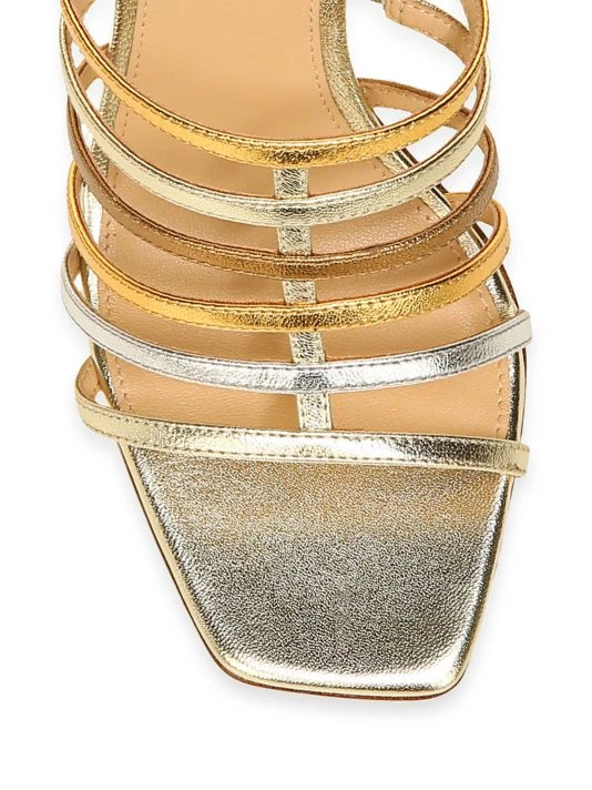 Veronica Beard Aldridge Metallic Leather Slingback Sandals 6 Veronica Beard Aldridge Metallic Leather Slingback Sandals - Image 4