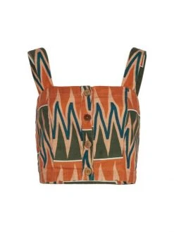 Veronica Beard Tiffany Square Neck Top