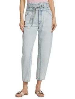 Veronica Beard Pearl Belted High-Rise Barrel Crop Jeans 11 Veronica Beard Pearl Belted High-Rise Barrel Crop Jeans -Veronica Beard shop unnamed file 545