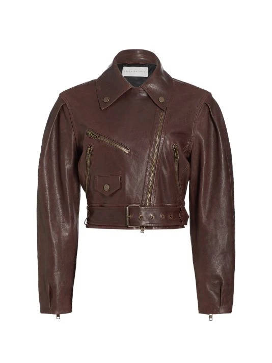Veronica Beard Marea Leather Moto Jacket 3 Veronica Beard Marea Leather Moto Jacket
