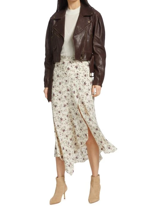 Veronica Beard Marea Leather Moto Jacket 4 Veronica Beard Marea Leather Moto Jacket - Image 2