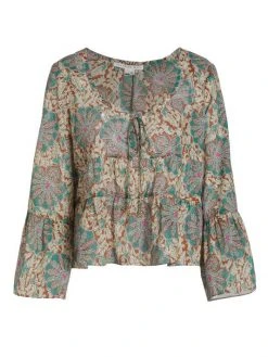 Veronica Beard Azel Floral Blouse