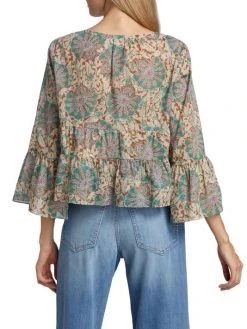 Veronica Beard Azel Floral Blouse 6 Veronica Beard Azel Floral Blouse -Veronica Beard shop unnamed file 596