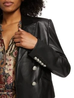 Veronica Beard Nevis Lambskin Blazer -Veronica Beard shop unnamed file 615