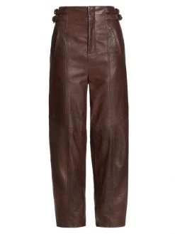 Veronica Beard Jayleen Leather Pants