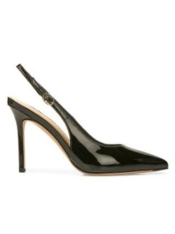 Veronica Beard Lisa Sling Patent Leather Pumps Black