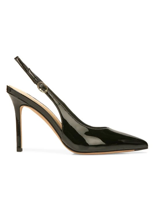 Veronica Beard Lisa Sling Patent Leather Pumps Black 3 Veronica Beard Lisa Sling Patent Leather Pumps Black