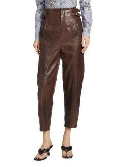 Veronica Beard Jayleen Leather Pants -Veronica Beard shop unnamed file 65