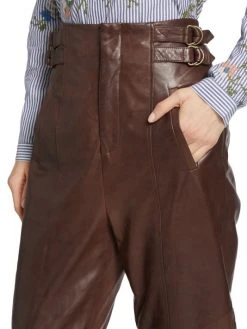 Veronica Beard Jayleen Leather Pants -Veronica Beard shop unnamed file 68