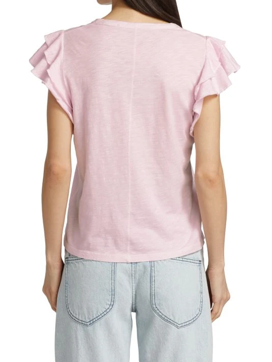 unnamed-file-706.jpg Veronica Beard Akeela Ruffled Cotton-Blend T-Shirt -Veronica Beard shop unnamed file 706