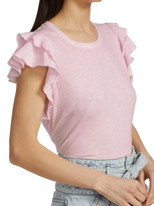 unnamed-file-707.jpg Veronica Beard Akeela Ruffled Cotton-Blend T-Shirt -Veronica Beard shop unnamed file 707