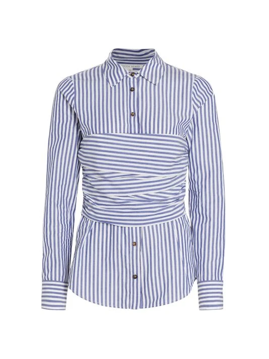 unnamed-file-716.jpg Veronica Beard Baylor Wrap-Waist Shirt -Veronica Beard shop unnamed file 716