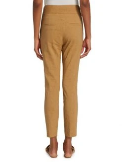 Veronica Beard Lago Stretch-Linen Pants -Veronica Beard shop unnamed file 734