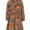 Veronica Beard Danica Printed Linen & Cotton Dress -Veronica Beard shop unnamed file 758