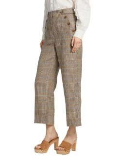 Veronica Beard Hunter Wide-Leg Cropped Pants -Veronica Beard shop unnamed file 768