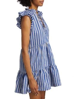Veronica Beard Zee Plaid Tiered Dress -Veronica Beard shop unnamed file 789