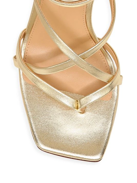 Veronica Beard Abriella Metallic Leather Strappy Sandals 6 Veronica Beard Abriella Metallic Leather Strappy Sandals - Image 4
