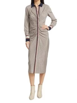 Veronica Beard Mesika Printed Silk-Blend Shirtdress -Veronica Beard shop unnamed file 820