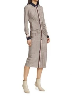 Veronica Beard Mesika Printed Silk-Blend Shirtdress -Veronica Beard shop unnamed file 822