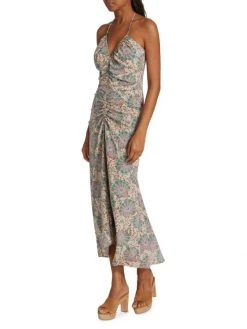 Veronica Beard Aldana Ruched Paisley Midi-Dress 12 Veronica Beard Aldana Ruched Paisley Midi-Dress -Veronica Beard shop unnamed file 884