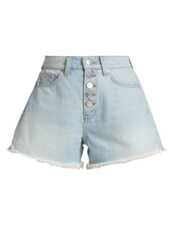 Veronica Beard Timmi High-Rise Denim Shorts