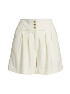 Veronica Beard Alicia High-Rise Shorts