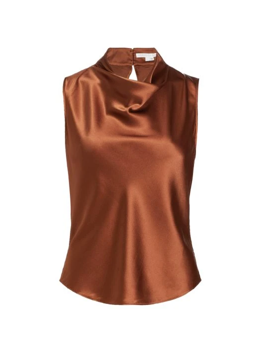 Veronica Beard Tam Silk Satin Top 3 Veronica Beard Tam Silk Satin Top