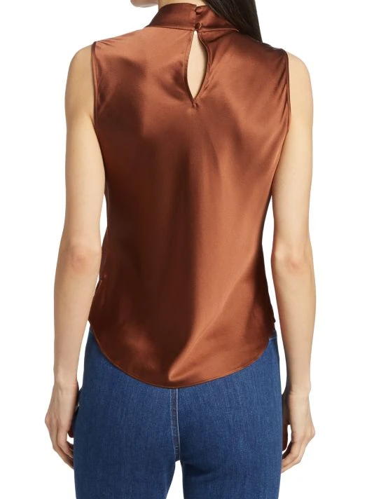 Veronica Beard Tam Silk Satin Top 7 Veronica Beard Tam Silk Satin Top - Image 5