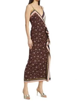 Veronica Beard Marga Bi-Printed Silk-Blend Midi-Dress -Veronica Beard shop unnamed file 971