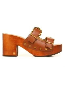 Veronica Beard Halifax Leather Clogs